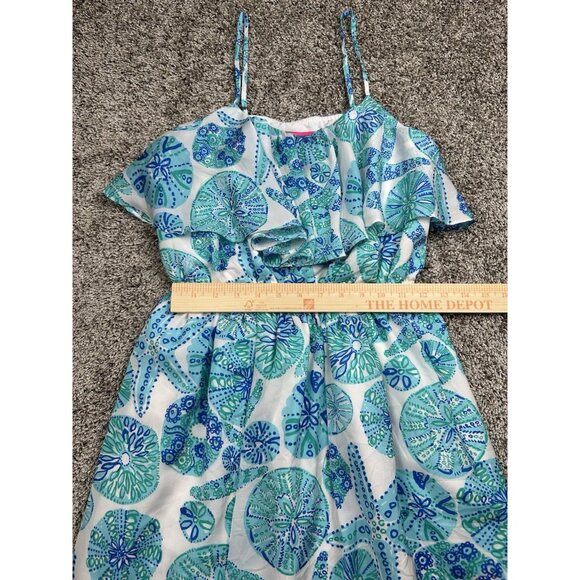 Lilly‎ Pulitzer x Target Size Medium Sea Urchin Dress Sand Dollar Ruffle - Picture 3 of 9